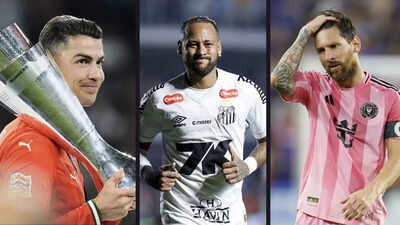 Cristiano Ronaldo, Lionel Messi on Neymar’s wall? Pic breaks the internet | Football News