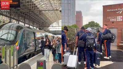 IND vs ENG: Team India arrives in Manchester via train, takes last moment U-turn and walks 300m in rain | Cricket News