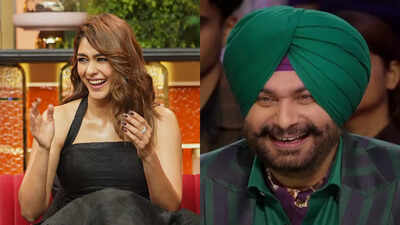 The Great Indian Kapil Show: Navjot Singh Sidhu tells Mrunal Thakur to exchange seats with Archana Puran Singh; Ravi Kishan jokes ‘Politics kya chhode…’