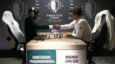 Freestyle Chess Grand Slam: Praggnanandhaa beats Magnus Carlsen again in Las Vegas | Chess News