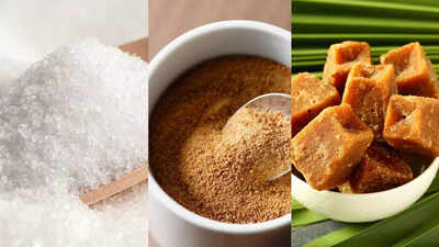 White sugar vs brown sugar vs jaggery: Which one is healthier |