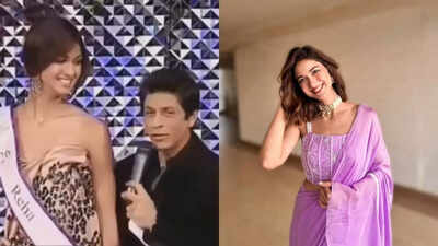 Reha Sukheja recalls her viral moment with Shah Rukh Khan during pageant event: ‘It was quite intimidating for him’ | Hindi Movie News