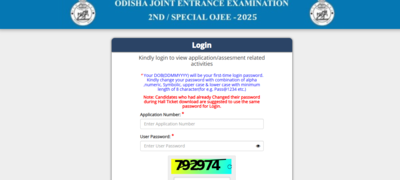 Special OJEE exam 2025 result released at ojee.nic.in: Direct link to download