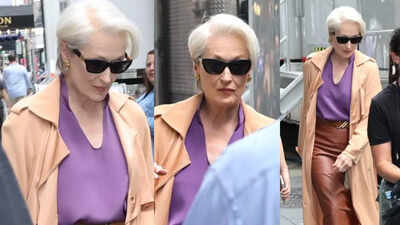 Meryl Streep makes stylish return as Miranda Priestly for ‘The Devil Wears Prada 2’: First look out | English Movie News