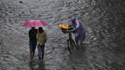 Mumbai Rains: Mumbai lashed by heavy rain, Local trains delayed, traffic chokes key roads; IMD issues warning | Mumbai News