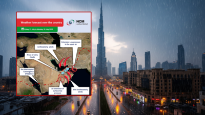 UAE weather alert: Rain, thunderstorms, and blowing dust forecast for the weekend | World News