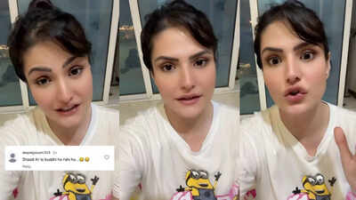 Zareen Khan gives a befitting REPLY to ageist troll telling her to get married: ‘Kya shaadi karne ke baad…’ | Hindi Movie News