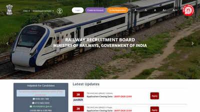 RRB Technician recruitment 2025: Last date extended to August 7, 2025; read official notice here