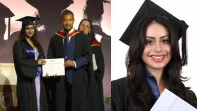 Proud mum Kajol cheers loudly for daughter Nysa at graduation ceremony: VIDEO goes viral | Hindi Movie News