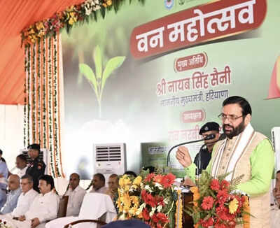 Van Mahotsav symbolizes our commitment to a green future: Haryana CM Nayab Singh Saini | India News