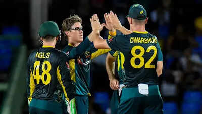 WI vs AUS: Australia thrash West Indies 5-0 in T20I series, become first team to achieve unique feat | Cricket News