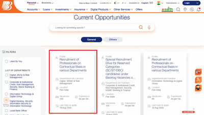 Bank of Baroda SO Recruitment 2025: Apply online for 330 Specialist Officer at bankofbaroda.in