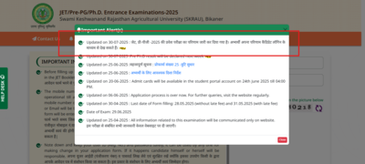 Rajasthan JET result 2025 released at jetskrau2025.com: Direct link to download scorecards here