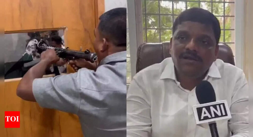 ‘Tried to kill me’: Mob attacks Telangana ex-Cong MLC’s office, gunman fires in air; lawmaker blames Kavitha’s Telangana Jagruthi – watch video | India News