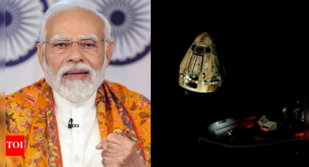 ‘Inspired a billion dreams’: PM Modi hails Shubhanshu Shukla’s ‘courage’, terms his mission a milestone after splashdown | India News