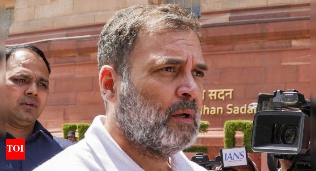 Monsoon session: ‘I am never allowed to speak’, says Rahul Gandhi; BJP hits back | India News