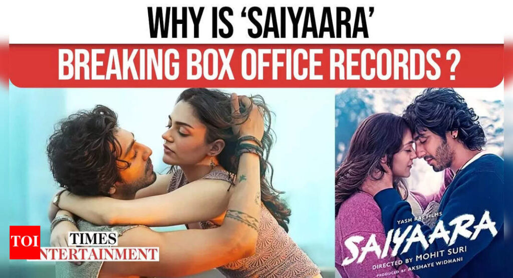 Mohit Suri, Ahaan Panday and Aneet Padda’s ‘Saiyaara’ becomes 2025’s third biggest Hindi hit edging out Ajay Devgn’s ‘Raid 2’ | Hindi Movie News