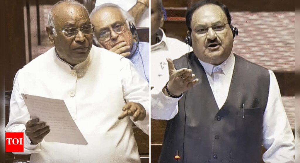 Nadda slams opposition for walkout during Shah’s reply on Operation Sindoor; Kharge says protest was over insulting remark | India News
