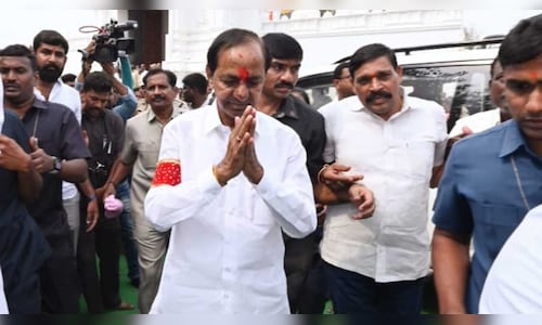 Ex-Telangana CM KCR hospitalised with fever, condition stable