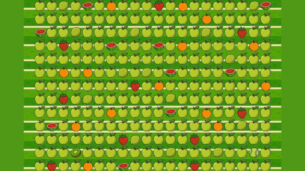 Only a true Wimbledon fan can spot the sneaky tennis ball in this image​