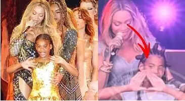 Beyoncé’s daughter Rumi sparks illuminati fears in viral concert video, netizens slam singer for involving kids
