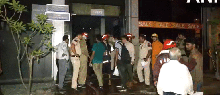 Delhi blaze: Fire at Vishal Mega Mart in Karol Bagh – video | India News