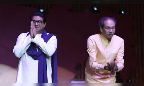 Thackeray brothers share stage after 20 years at mega victory rally in language row