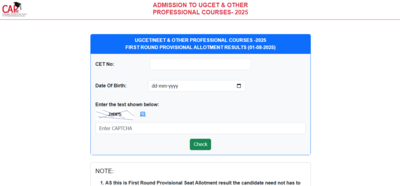 KCET, NEET UG 2025 provisional seat allotment results released: Direct link to download scorecards from here