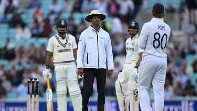 Watch: Drama! England skipper Ollie Pope refuses umpire’s spin option, forces early stumps on Day 2 of final Test | Cricket News