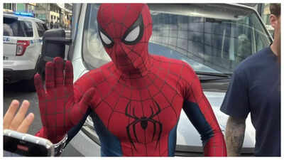 ‘Spider-Man: Brand New Day’: Tom Holland debuts NEW costume; meets fans on film sets – WATCH |