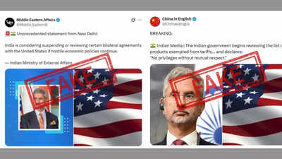 ‘No review of pacts, duty on US goods’: MEA on speculation over India’s response to Trump’s tariff; ‘disinformation being spread’ | India News