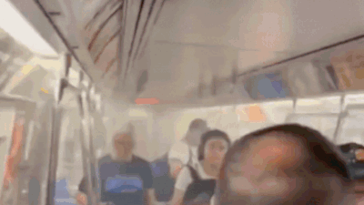 Watch: Fire erupts on New York City train, smoke and flames billow to ceiling; 9 hospitalised
