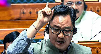 Parl stalled, Rijiju says may press for bills’ passage without debate | India News