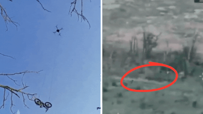 Behind enemy lines: How Ukrainian soldier dodged death and mines on e-bike flown in by drone; watch video