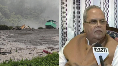 Evening news wrap: Cloudburst triggers flash floods in Uttarkashi; former J&K governor Satyapal Malik passes away at 79 & more