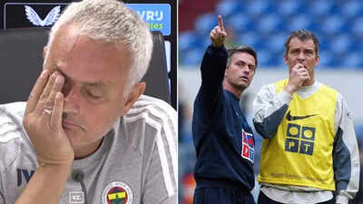 WATCH: ‘Mister, stop crying’ – Jose Mourinho breaks down while paying tribute to his Champions League-winning captain Jorge Costa | Football News