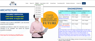 COMEDK round 2 counselling schedule released at comedk.org: Check details and important dates here