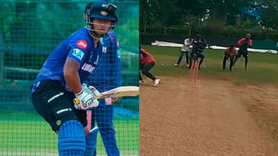 Vaibhav Suryavanshi’s powerful shot nearly sends camera crew to the hospital – WATCH | Cricket News