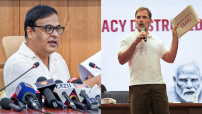 ‘He indirectly supported SIR’: Assam CM Himanta on Rahul’s ‘vote theft’ claim; cites ‘Bangladeshi names’ in voter rolls | India News