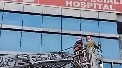 1 dead as fire breaks out at Delhi’s Anand Vihar hospital; 11 patients rescued | Delhi News