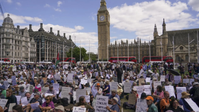 ‘Over 200 arrested’: London police crackdown on supporters of a pro-Palestinian group; protesters call it free speech violation
