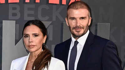 David and Victoria Beckham caught placing hands on each other’s b*tt in playful public romantic moment | International Sports News