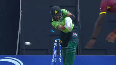 Timber! Babar Azam registers his fifth duck in ODIs – Watch | Cricket News