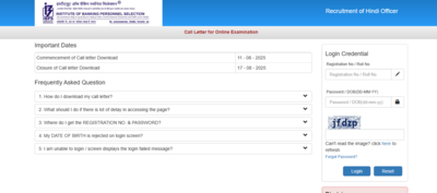 IBPS Hindi Officer admit card released at ibps.in: Direct link to download hall tickets here