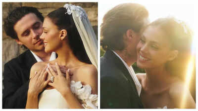 Brooklyn Beckham and Nicola Peltz renew their vows after 3 years of marriage; Victoria and David Beckham snub ceremony amid family feud rumours |