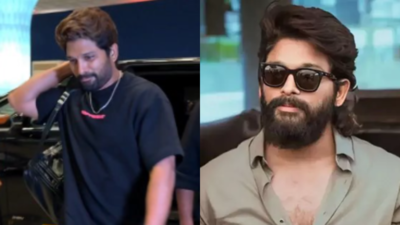Allu Arjun spotted at Mumbai airport: Pushpa star gives a sweet wave to Paparazzi – Watch |