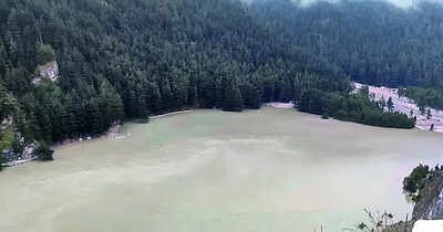 Forces manually drain out temporary lake in Harsil | India News