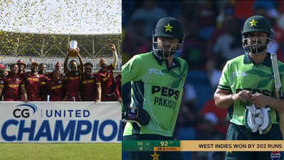 West Indies hammer Pakistan by 202 runs: List of Pakistan’s biggest ODI defeats | Cricket News