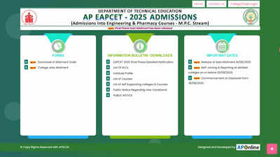 AP EAMCET 2025 final allotment result out; check your status at eapcet-sche.aptonline.in