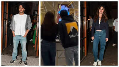 Ahaan Panday and Aneet Padda SPOTTED together on date night; co-stars grab dinner and watch ‘Saiyaara’ at theatre amid ‘War 2’ and ‘Coolie’ release – WATCH |